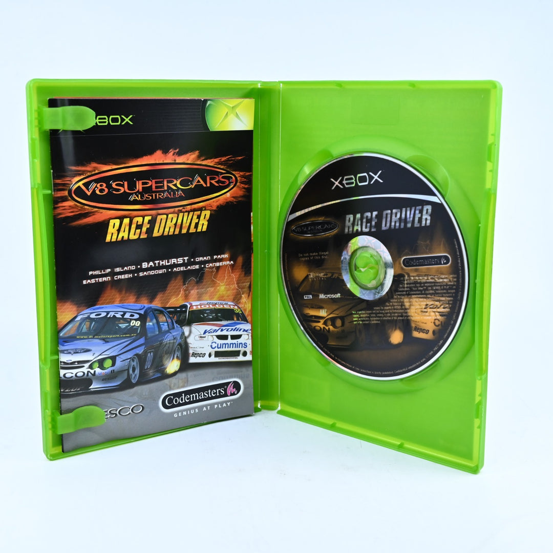 V8 Supercars Australia Race Driver - Original Xbox Game + Manual - PAL