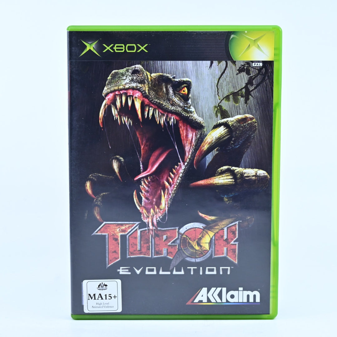 Turok Evolution - Original Xbox Game + Manual - PAL - MINT DISC!