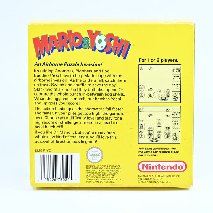 Mario & Yoshi - Nintendo Gameboy Boxed Game - PAL - FREE POST!