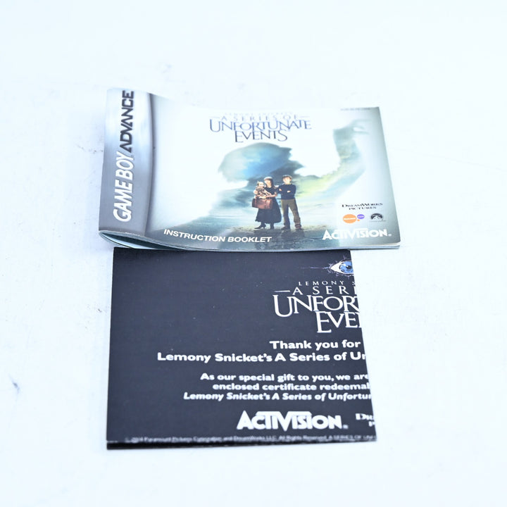 Lemony Snicket's A Series of Unfortunate Events - GBA Boxed Game - Region Free