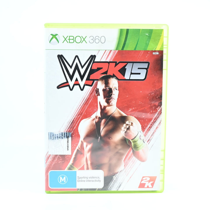 WWE 2k15 - Xbox 360 Game + Manual - PAL - MINT DISC!
