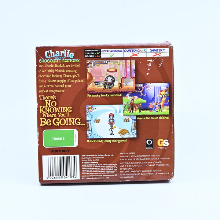 Charlie and the Chocolate Factory - Nintendo Gameboy Advance / GBA Boxed Game