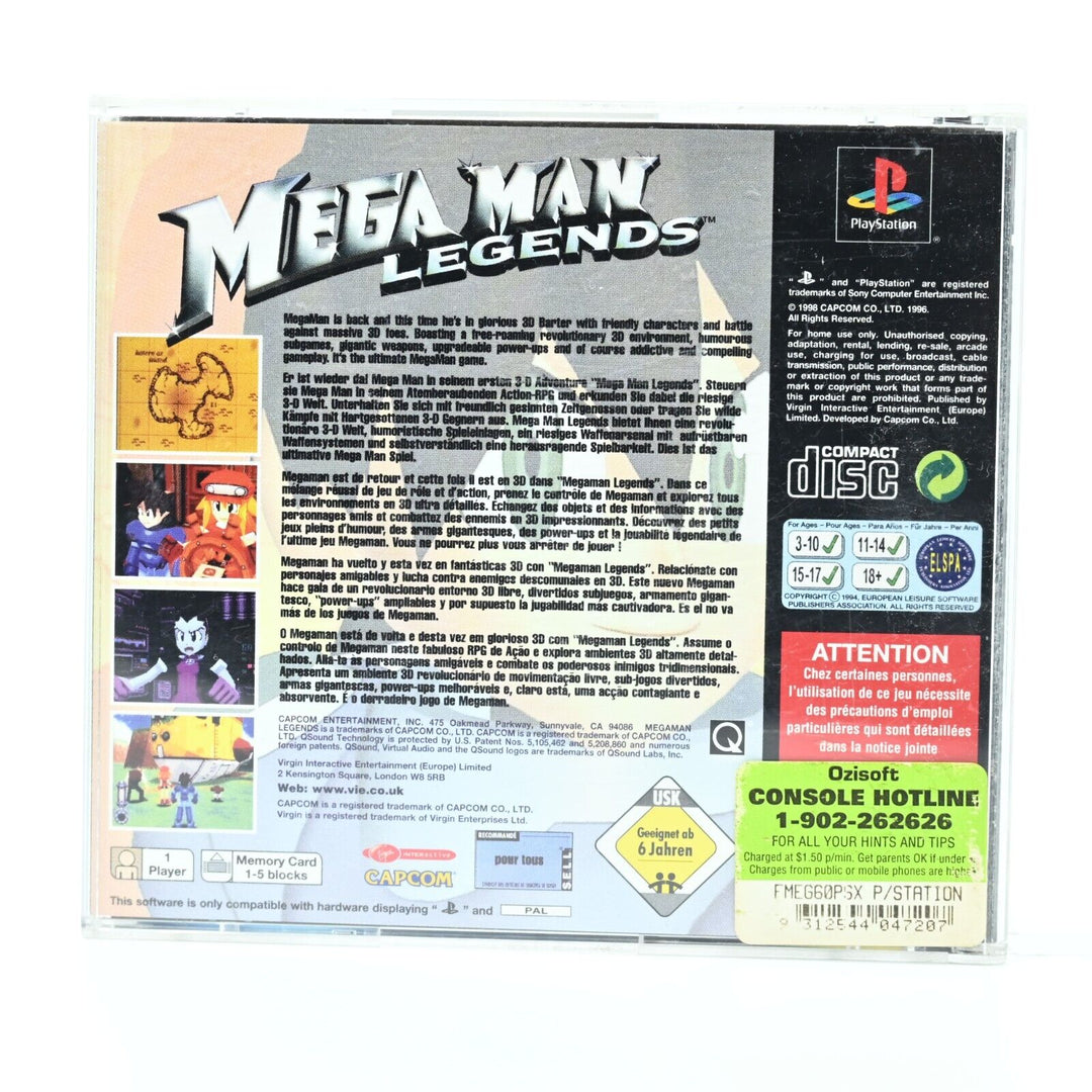 Mega Man Legends - Sony Playstation 1 / PS1 Game - PAL - FREE POST!