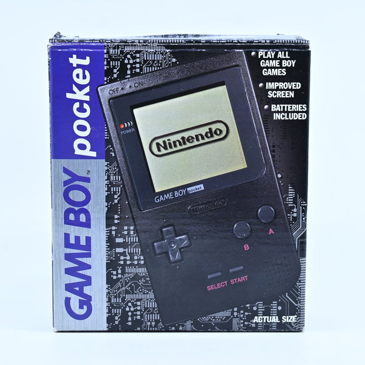 Black Nintendo Gameboy Pocket Boxed Console - AUS PAL - FREE POST!