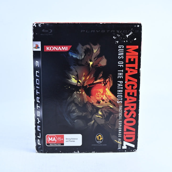 Metal Gear Solid 4: Guns of The Patriots - PS3 Game + Manual + Slipcover