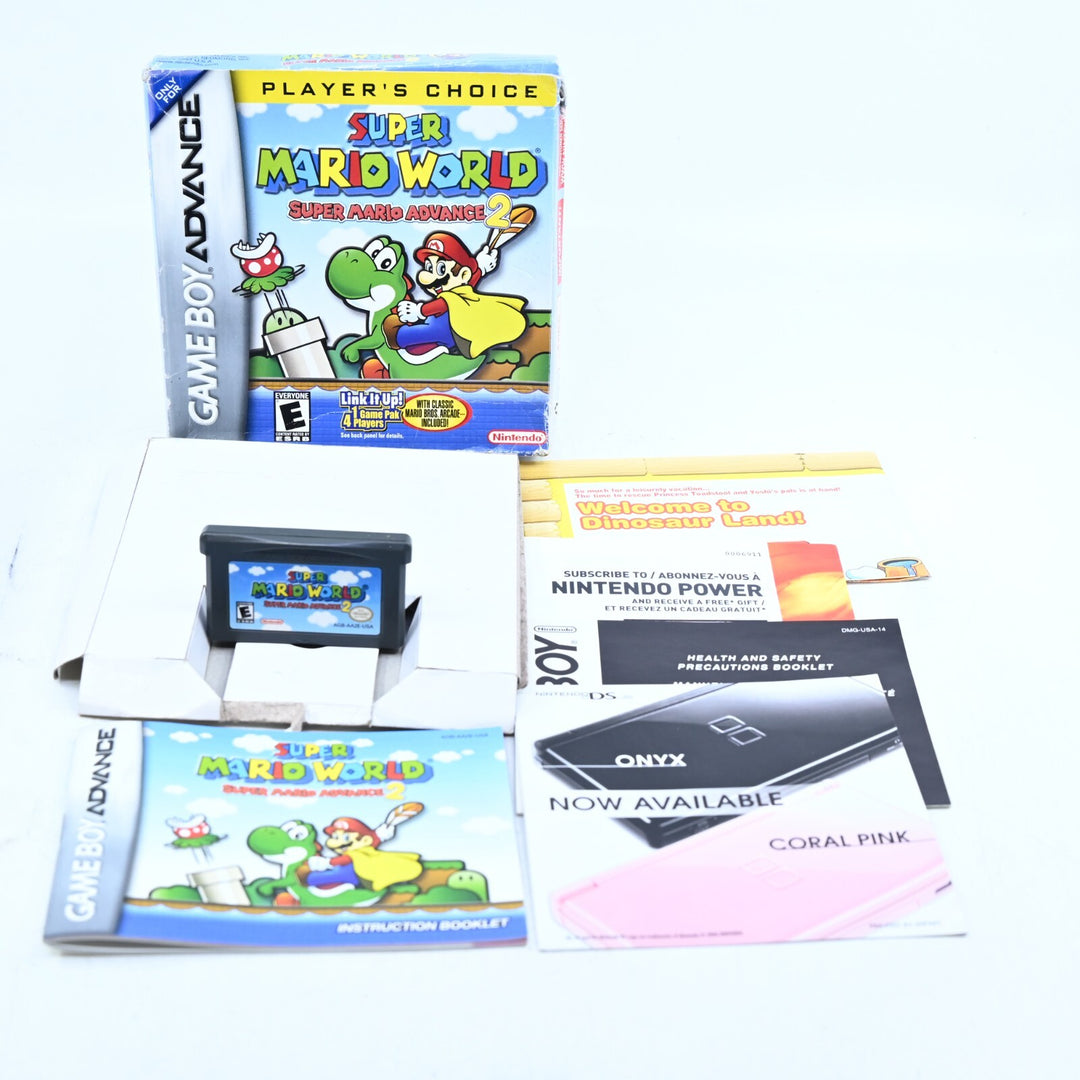 Super Mario World: Super Mario Advance 2 - Nintendo GBA Boxed Game - FREE POST!