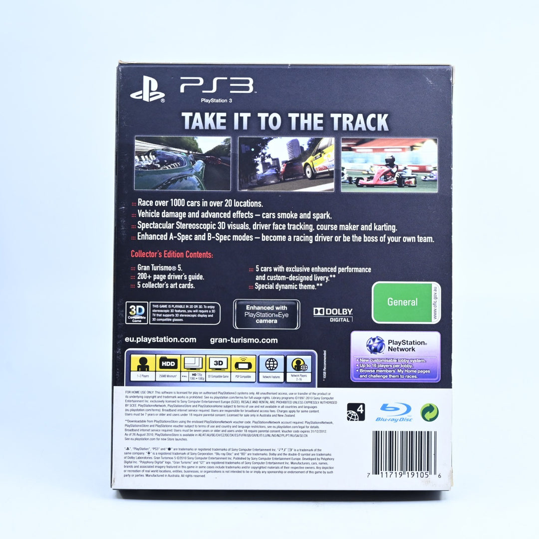 Gran Turismo 5: Collectors Edition - Sony Playstation 3 / PS3 Game + Manual