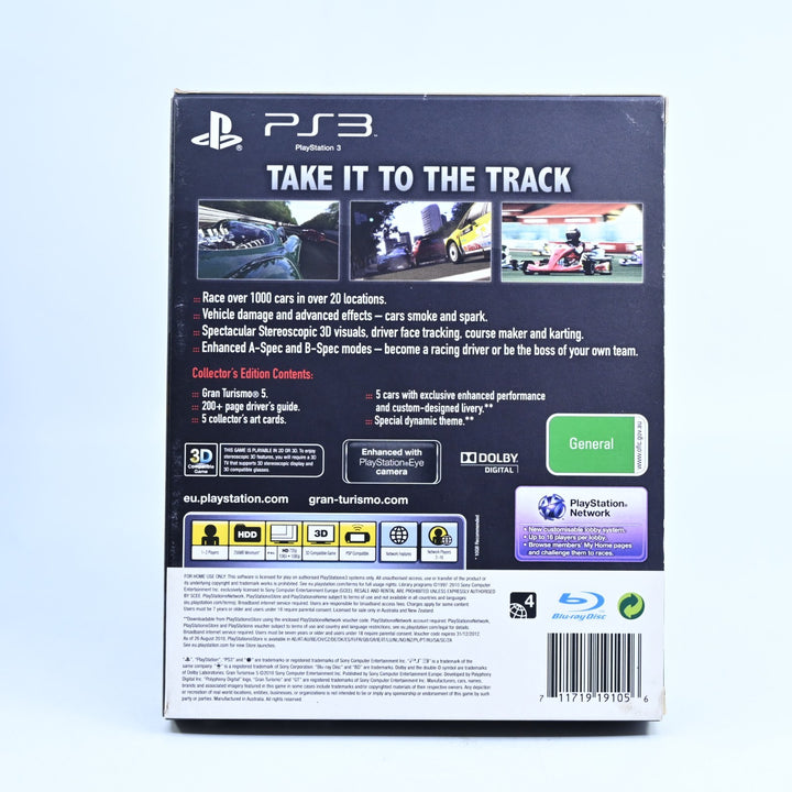 Gran Turismo 5: Collectors Edition - Sony Playstation 3 / PS3 Game + Manual