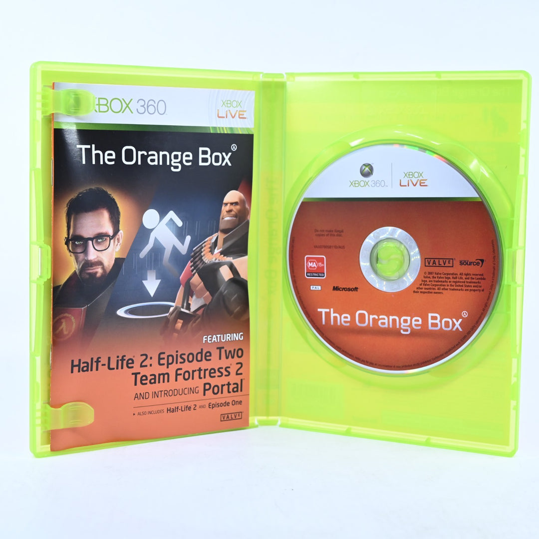 The Orange Box - Xbox 360 Game + Manual - PAL - MINT DISC!