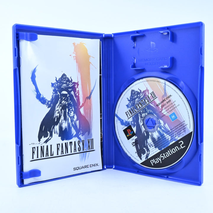 Final Fantasy XII - Sony Playstation 2 / PS2 Game + Manual - PAL - MINT DISC!