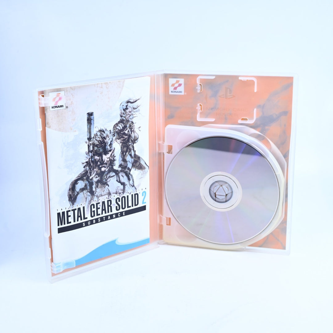 Metal Gear Solid 2: Substance - Sony Playstation 2 / PS2 Game + Manual Disc Wear