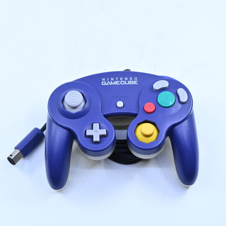 Official Indigo Purple / Clear Gamecube Controller - Nintendo Gamecube Accessory