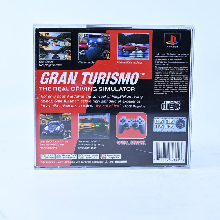 Gran Turismo - Sony Playstation 1 / PS1 Game + Manual - PAL - MINT DISC!