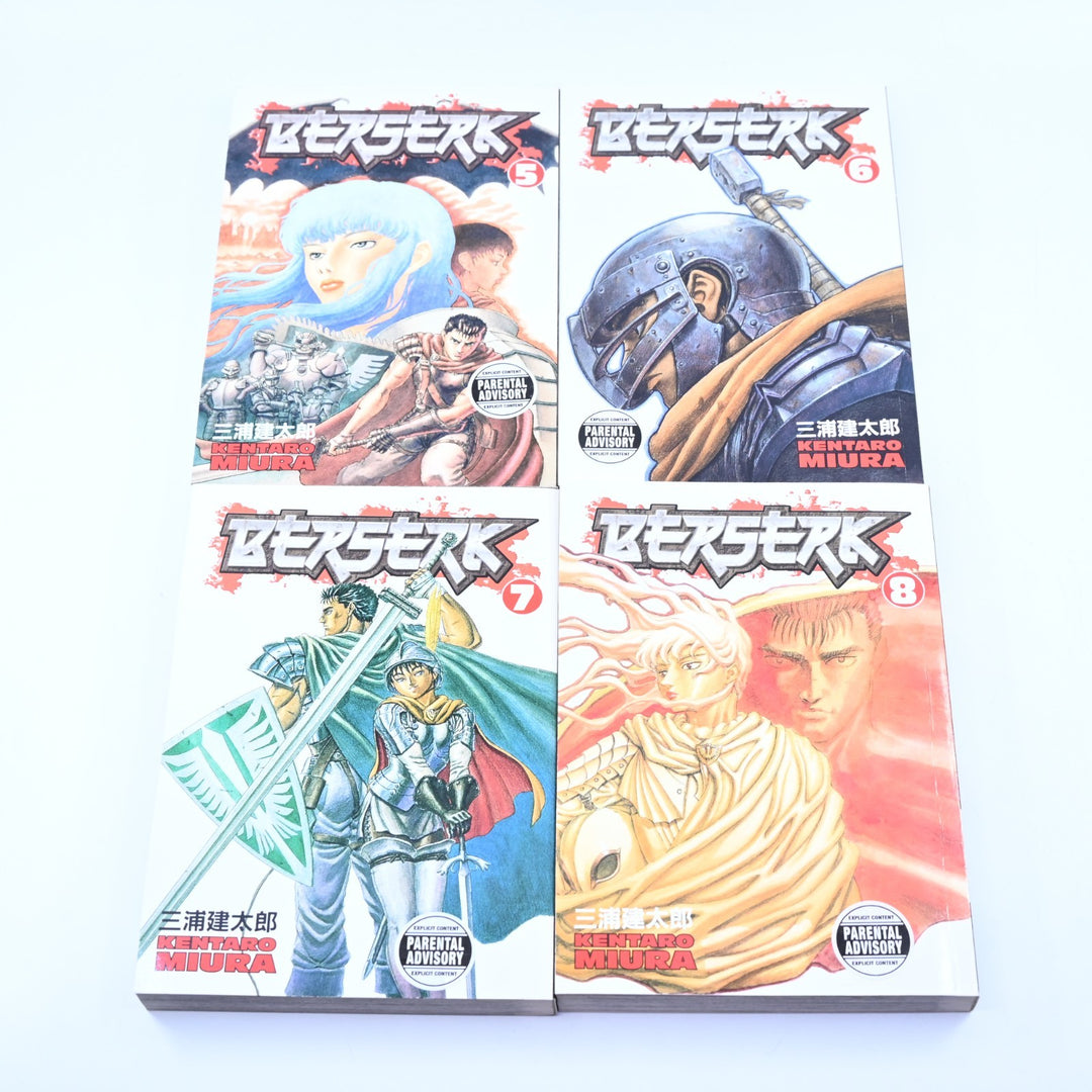 Berserk - Volumes 1-8 - Kentaro Miura - Digital Manga Publishing - Manga