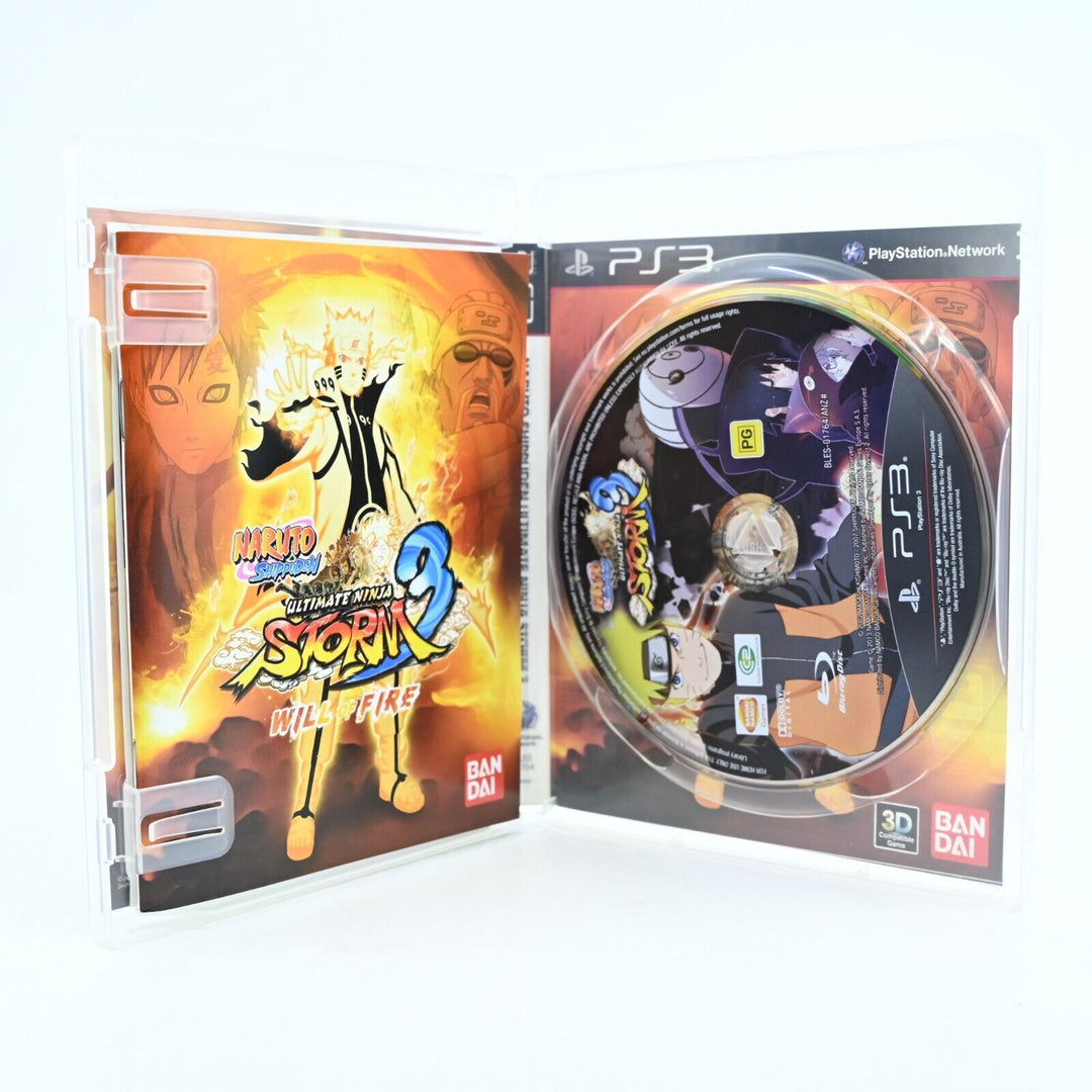 Naruto Shippuden Ultimate Ninja Storm 3 Will of Fire Sony Playstation 3 Game PS3