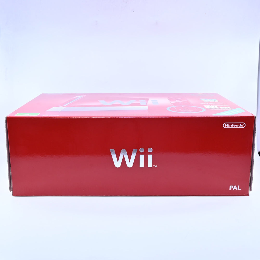 UNUSED! Super Mario Bros 25th Anniversary Red Console - Wii Boxed Console