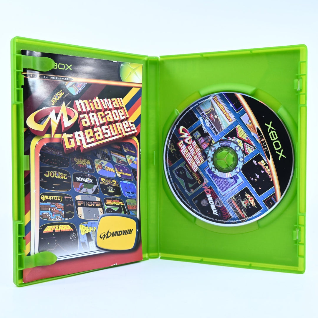 Midway Arcade Treasures - Original Xbox Game + Manual - PAL - MINT DISC!