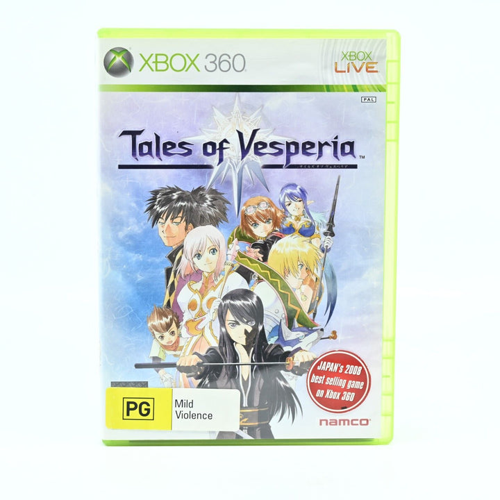 Tales of Vesperia - Xbox 360 Game + Manual - PAL - MINT DISC!