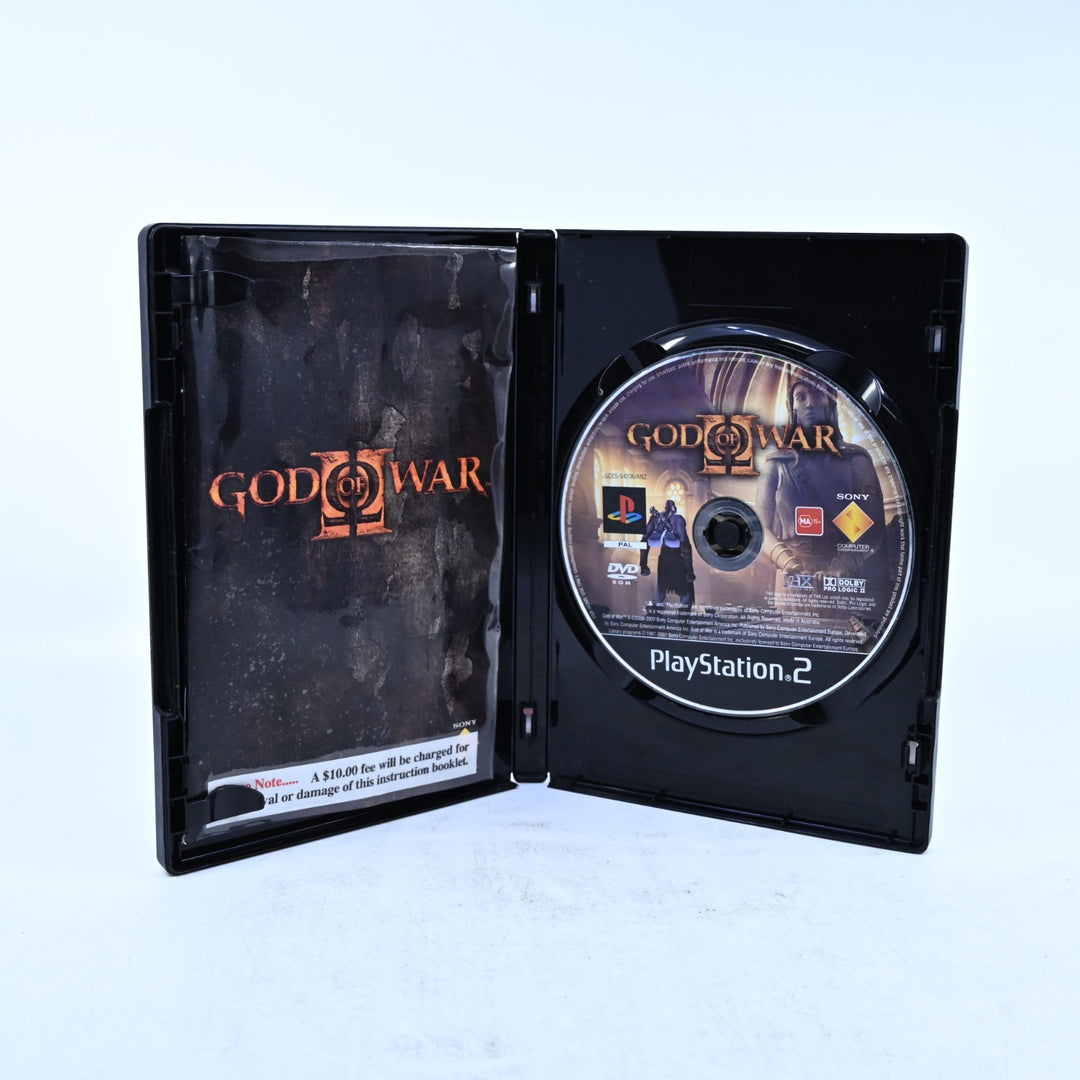 God of War II - Sony Playstation 2 / PS2 Game + Manual - PAL - MINT DISC!
