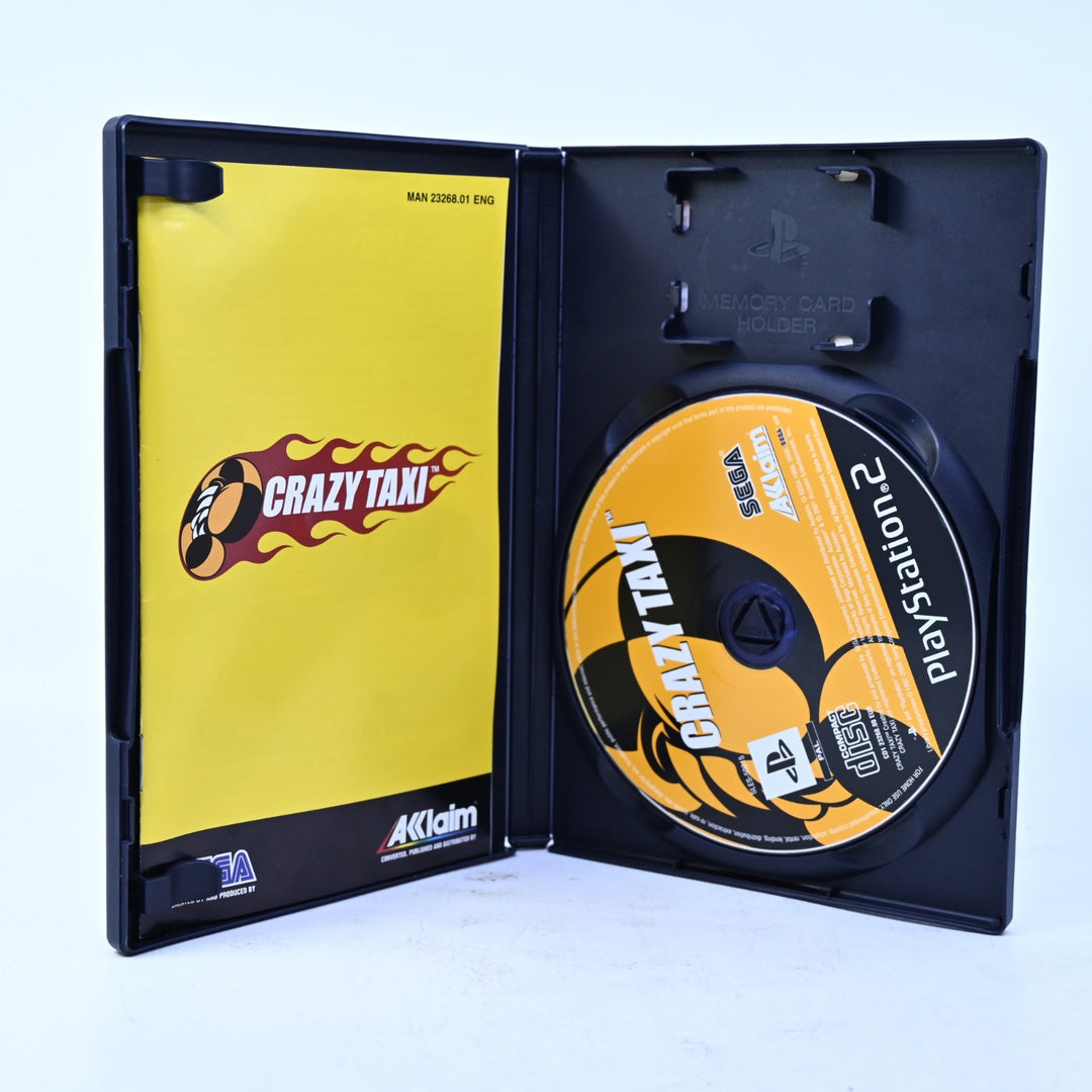 Crazy Taxi - Sony Playstation 2 / PS2 Game + Manual - PAL - MINT DISC!