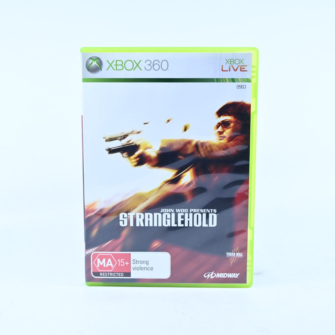 John Woo Presents: Stranglehold - Xbox 360 Game + Manual - PAL - MINT DISC!