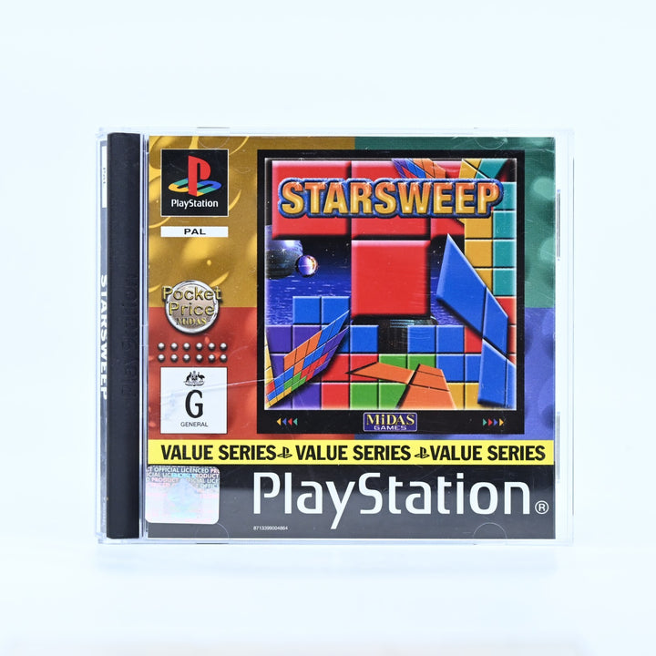Starsweep - Sony Playstation 1 / PS1 Game + Manual - PAL