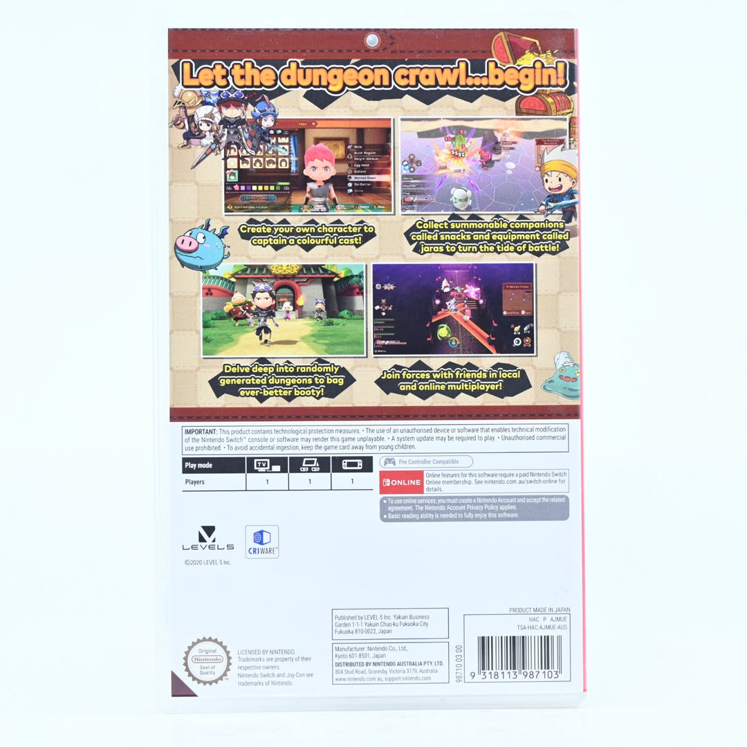 Snack World: The Dungeon Crawl GOLD - Nintendo Switch Game - FREE POST!