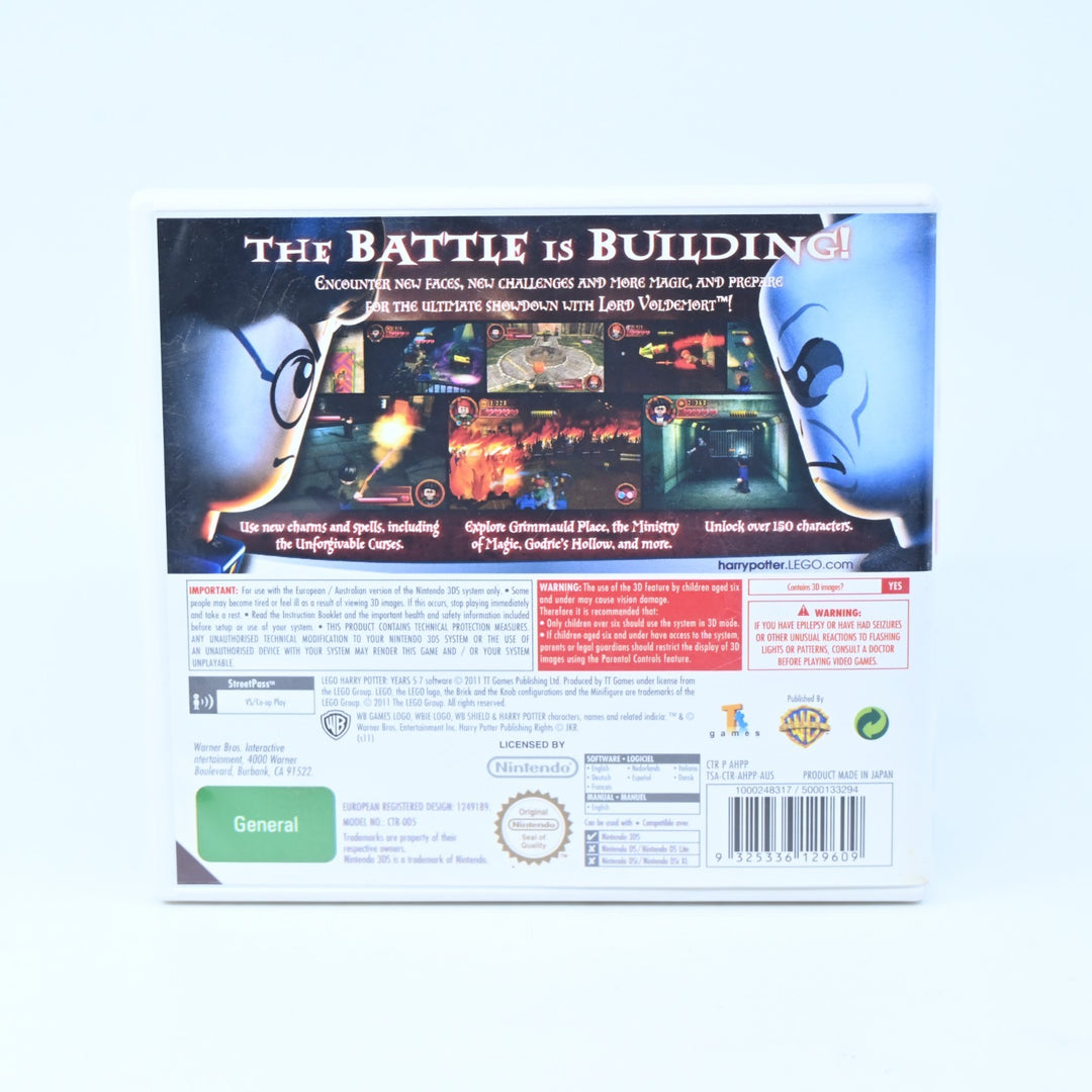 LEGO Harry Potter Years 5-7  - Nintendo 3DS Game - PAL - No Manual - FREE POST!