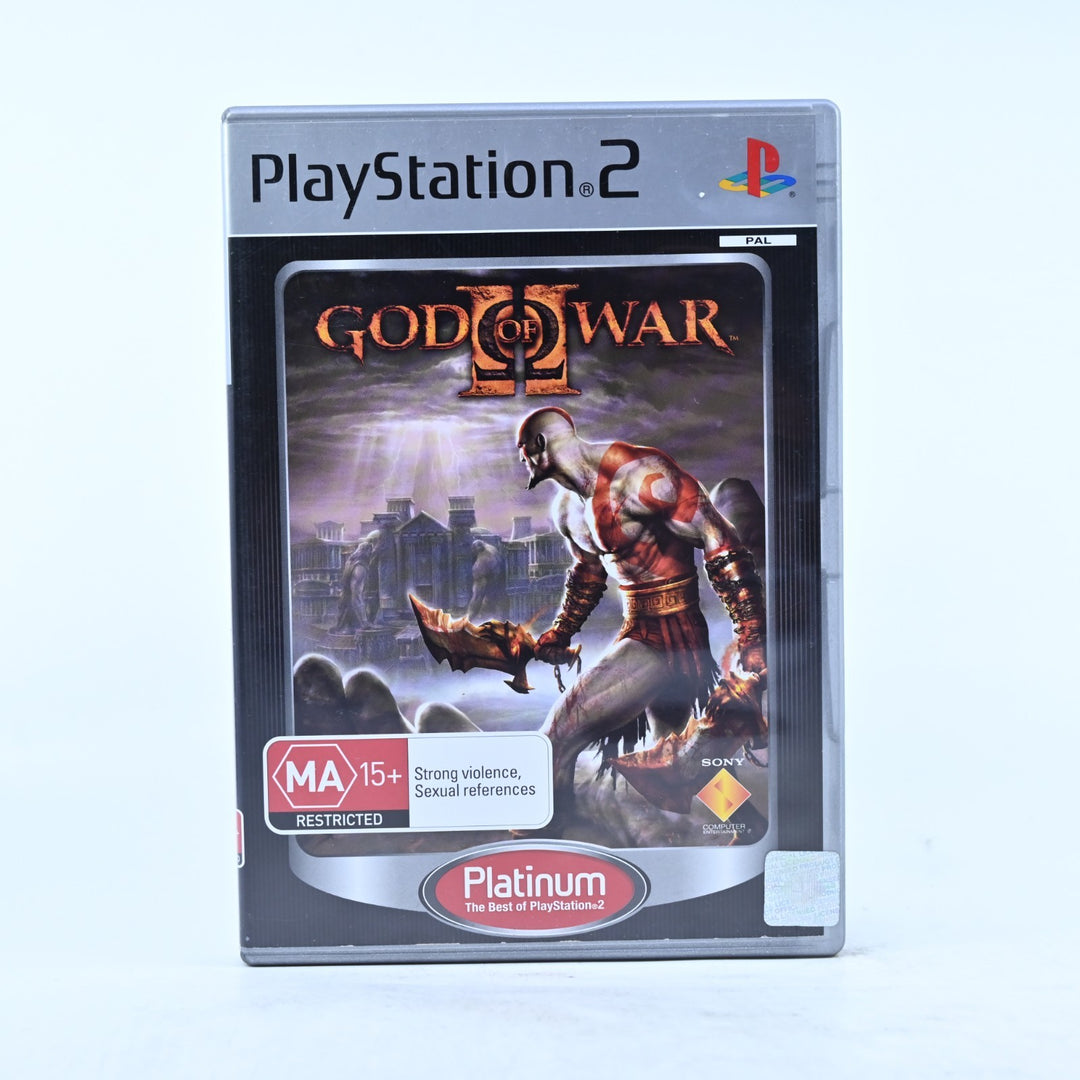 God of War II - Sony Playstation 2 / PS2 Game + Manual - PAL - MINT DISC!