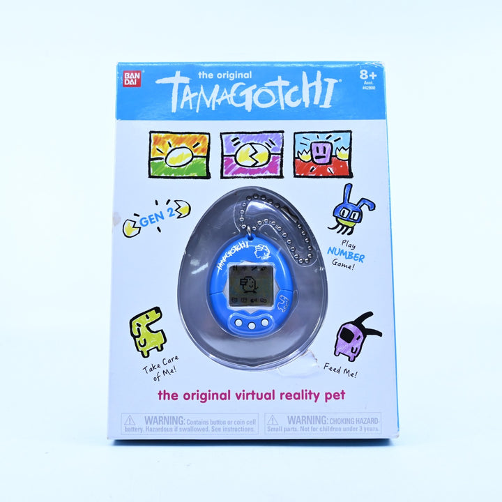 The Original Tamagotchi Gen 2 - Virtual Reality Pet - Blue With Silver - Toy