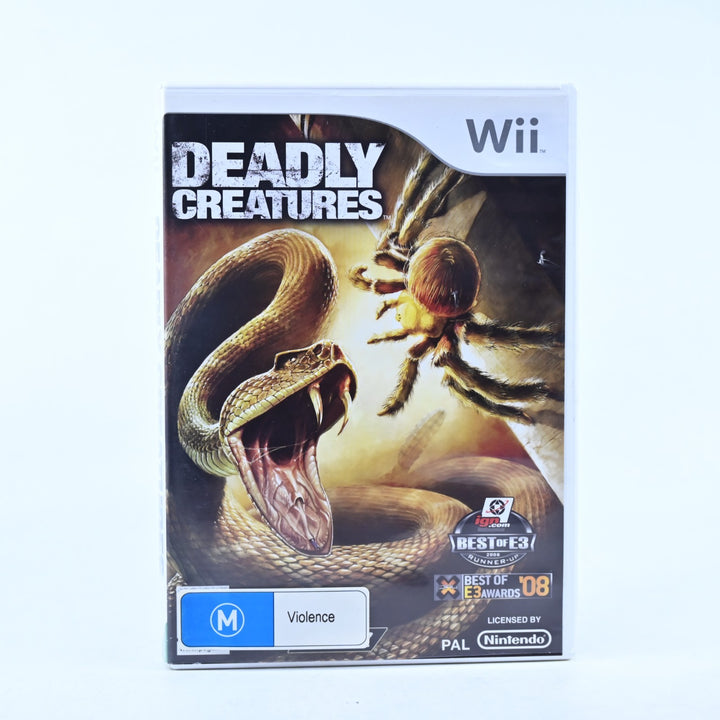 Deadly Creatures - Nintendo Wii Game + Manual - PAL - MINT DISC!