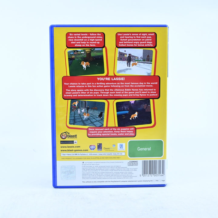 Lassie - Sony Playstation 2 / PS2 Game + Manual - PAL - MINT DISC!