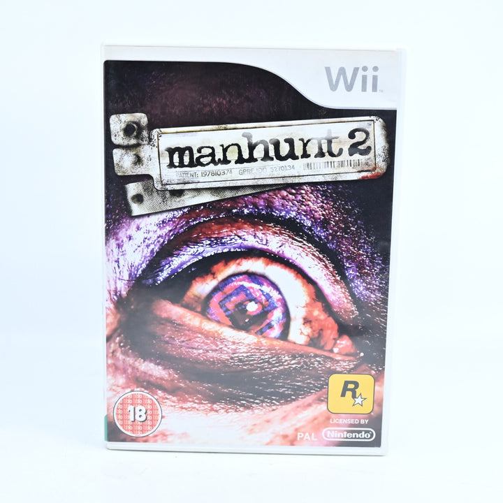 Manhunt 2 - Nintendo Wii Game + Manual - PAL - MINT DISC!