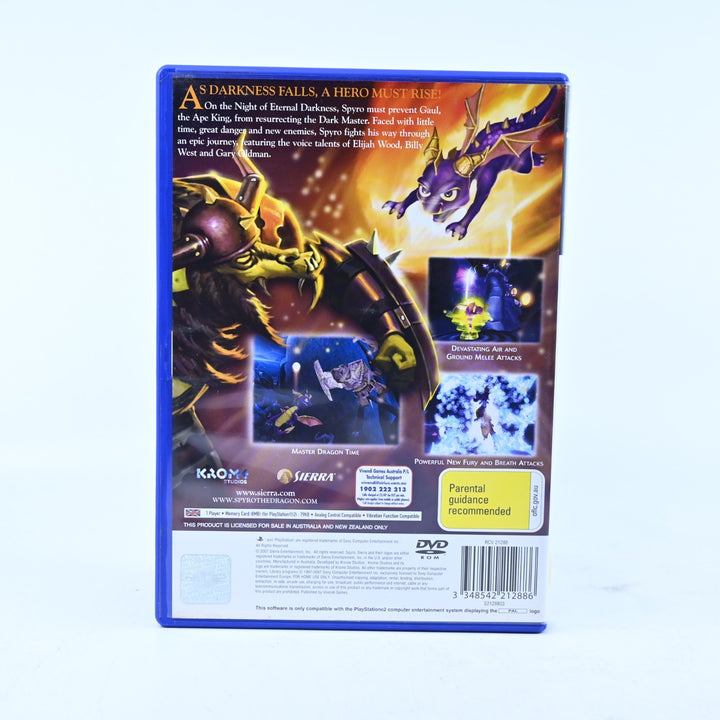 The Legend of Spyro: The Eternal Night - Sony Playstation 2 / PS2 Game + Manual
