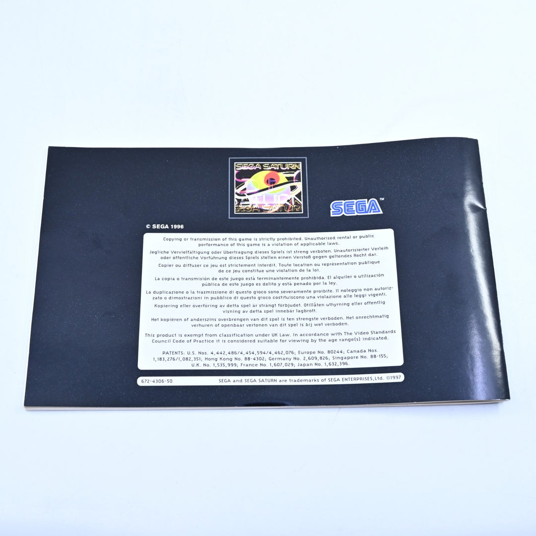 LIKE NEW! Sonic 3D: Flickies' Island - Sega Saturn Game + Manual - PAL