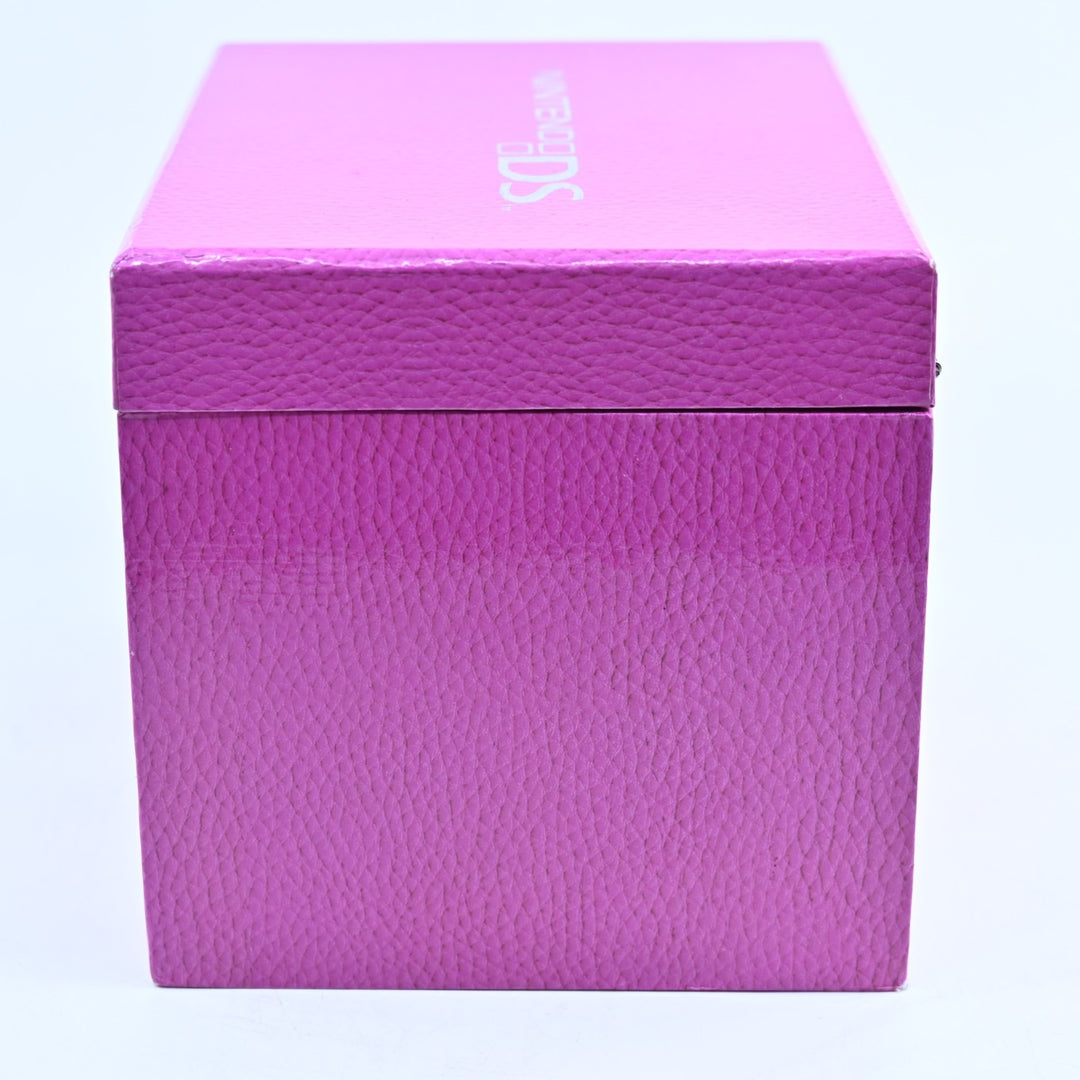 Pink DS Jewelry Box - 2 Drawers + Latched Top - Nintendo DS Accessory