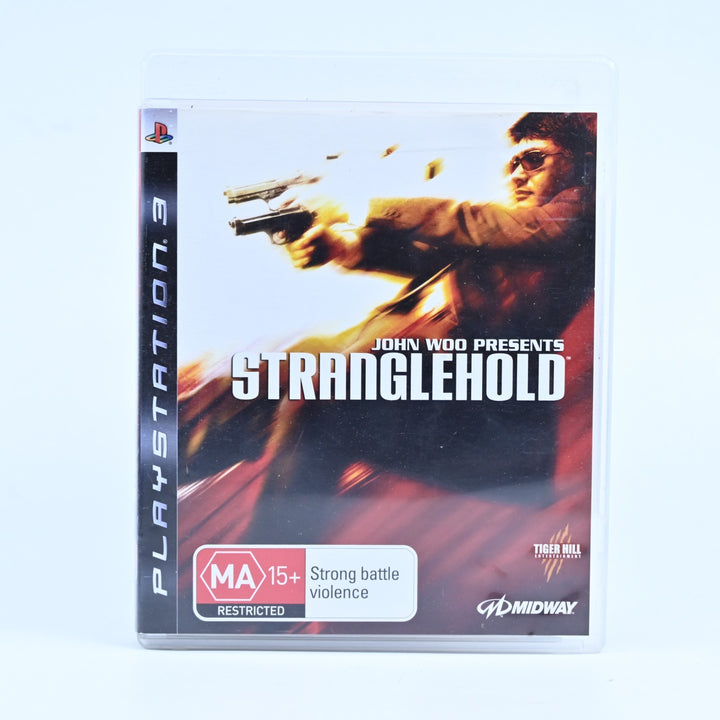 John Woo Presents: Stranglehold - Sony Playstation 3 / PS3 Game + Manual