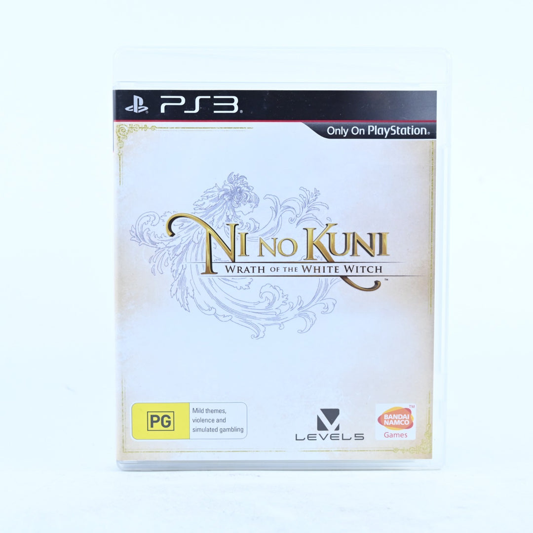 Ni No Kuni: Wrath of the White Witch - Sony Playstation 3 / PS3 Game + Manual