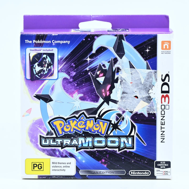 Pokemon Ultra Moon - Fan Edition - Nintendo 3DS Game + Steelbook - PAL