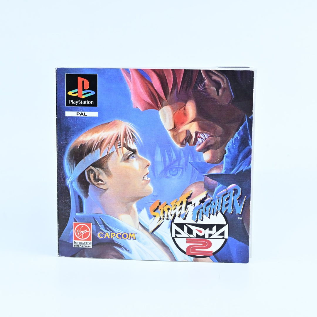 Street Fighter: Alpha 2 - Sony Playstation 1 / PS1 Game + Manual - MINT DISC!