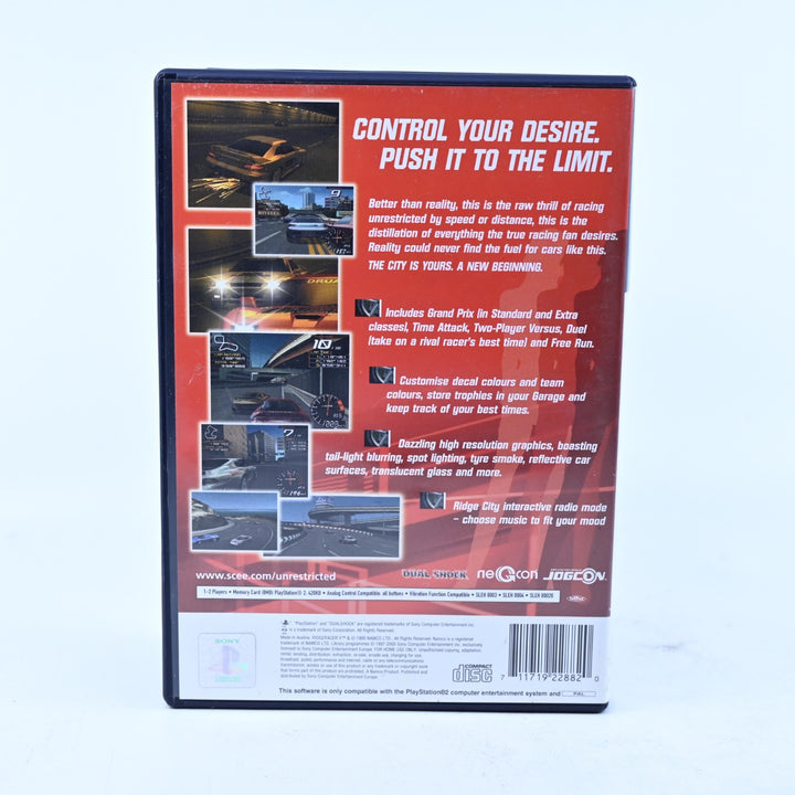 Ridge Racer V - Sony Playstation 2 / PS2 Game + Manual - PAL - MINT DISC!
