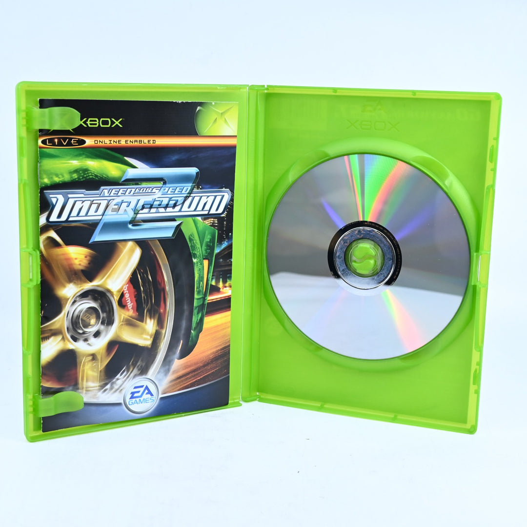 Need for Speed Underground 2 - Original Xbox Game + Manual - PAL NEAR MINT DISC!