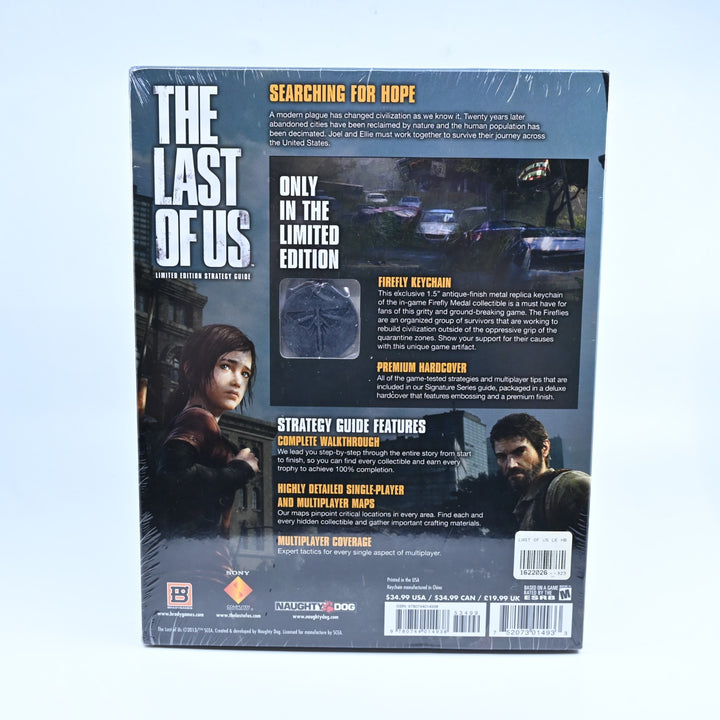 SEALED! The Last of Us Limited Edition Strategy Guide + Keychain - Brady Games