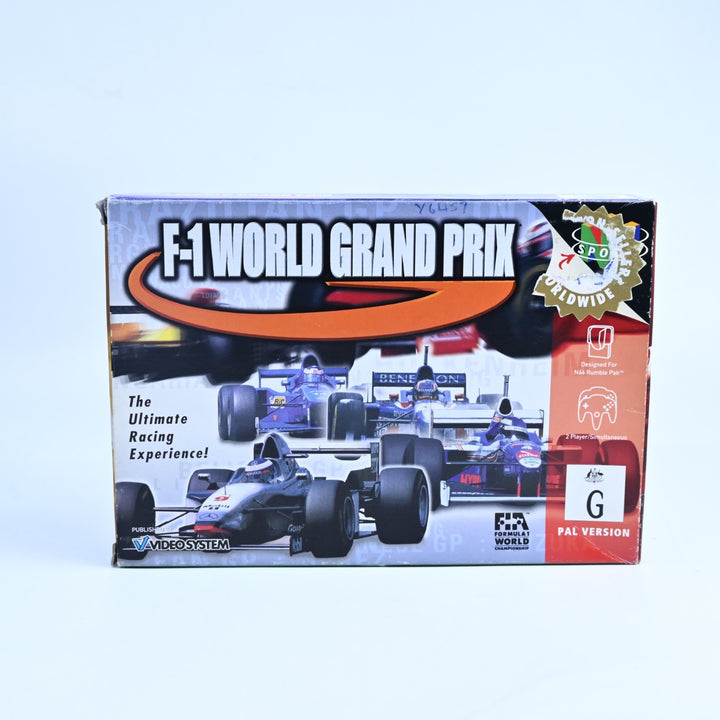 F-1 World Grand Prix - N64 / Nintendo 64 Boxed Game - PAL - FREE POST!