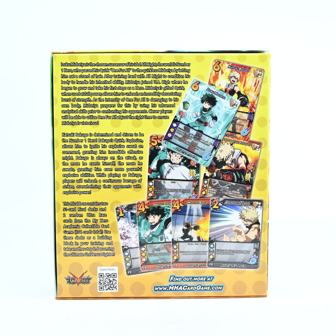 My Hero Academia Card Game - Midoriya vs Bakugo - 2 Player Rival Box
