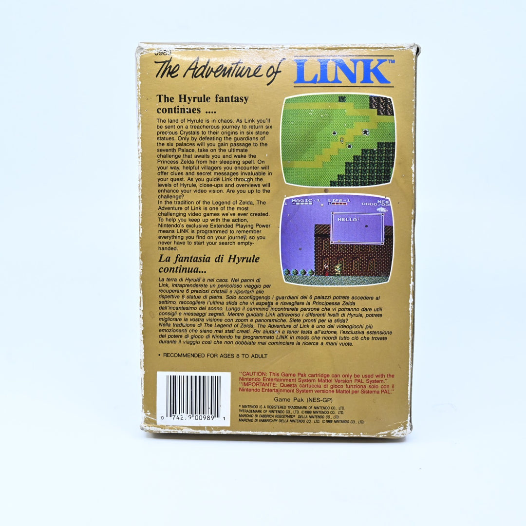 Zelda II: The Adventure of Link - Nintendo Entertainment System / NES Boxed Game