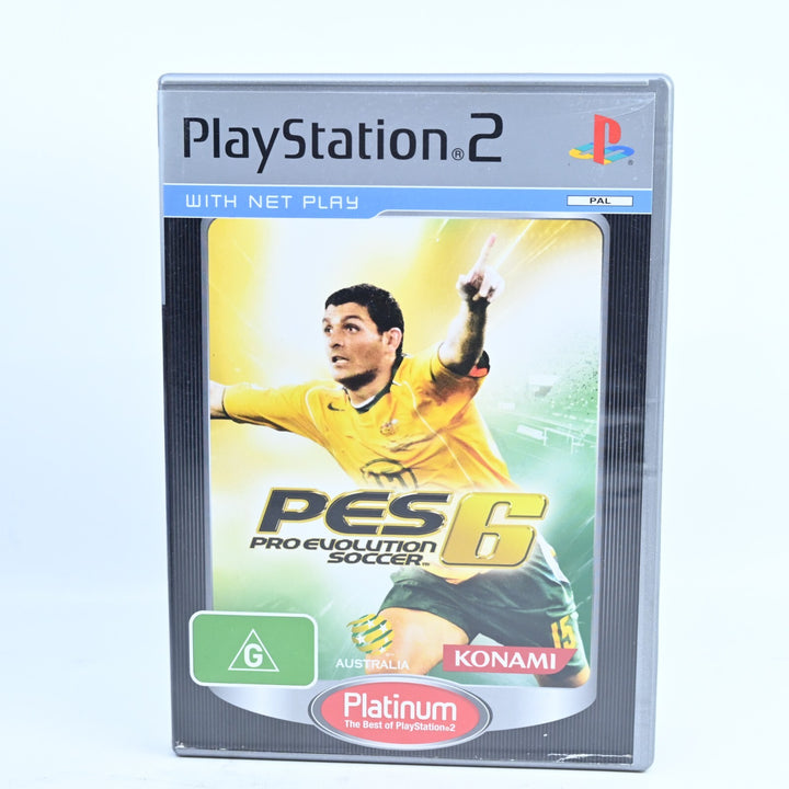 Pro Evolution Soccer 6 / PES 6 - Sony Playstation 2 / PS2 Game + Manual - PAL