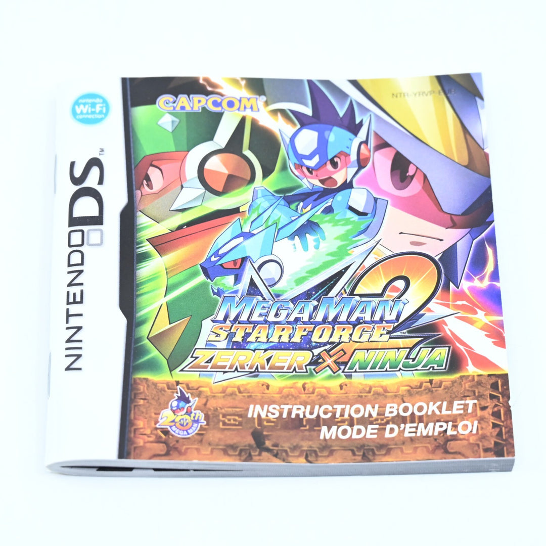 Mega Man Star Force 2 Zerker X Ninja - Nintendo DS Game - PAL + Manual