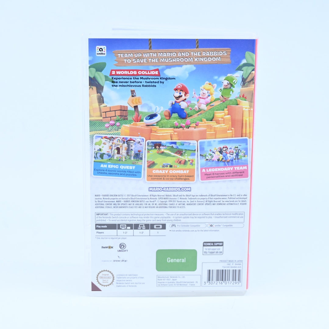 Mario + Rabbids: Kingdom Battle - Nintendo Switch Game - FREE POST!