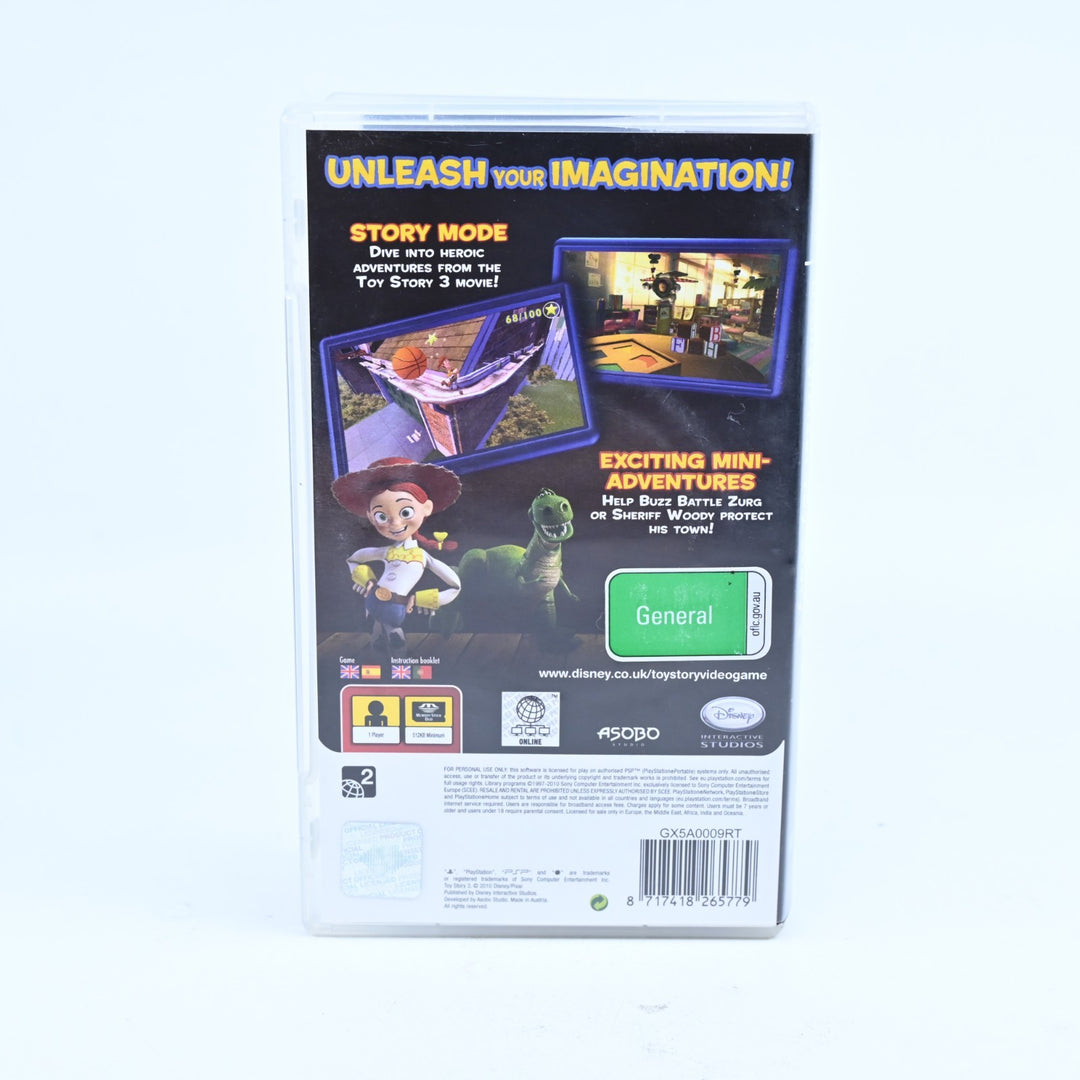 Toy Story 3 - Sony PSP Game + Manual - FREE POST!
